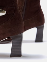 Mint Velvet Brown Blair Suede Ankle Boots - Image 3 of 4