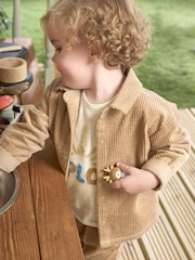 Mamas & Papas Cord Brown Shacket - Image 9 of 9