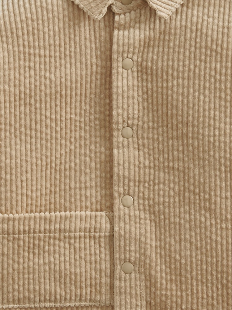 Mamas & Papas Cord Brown Shacket - Image 2 of 9 Mamas & Papas Cord Brown Shacket - Image 2 of 9