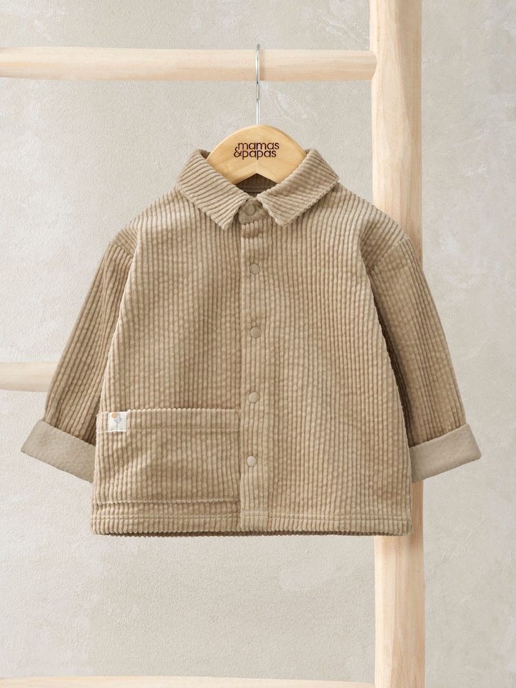 Mamas & Papas Cord Brown Shacket - Image 9 of 9 Mamas & Papas Cord Brown Shacket - Image 9 of 9