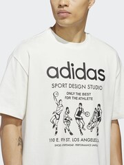 adidas White Only The Best For The Athlete T-Shirt - Image 4 of 7