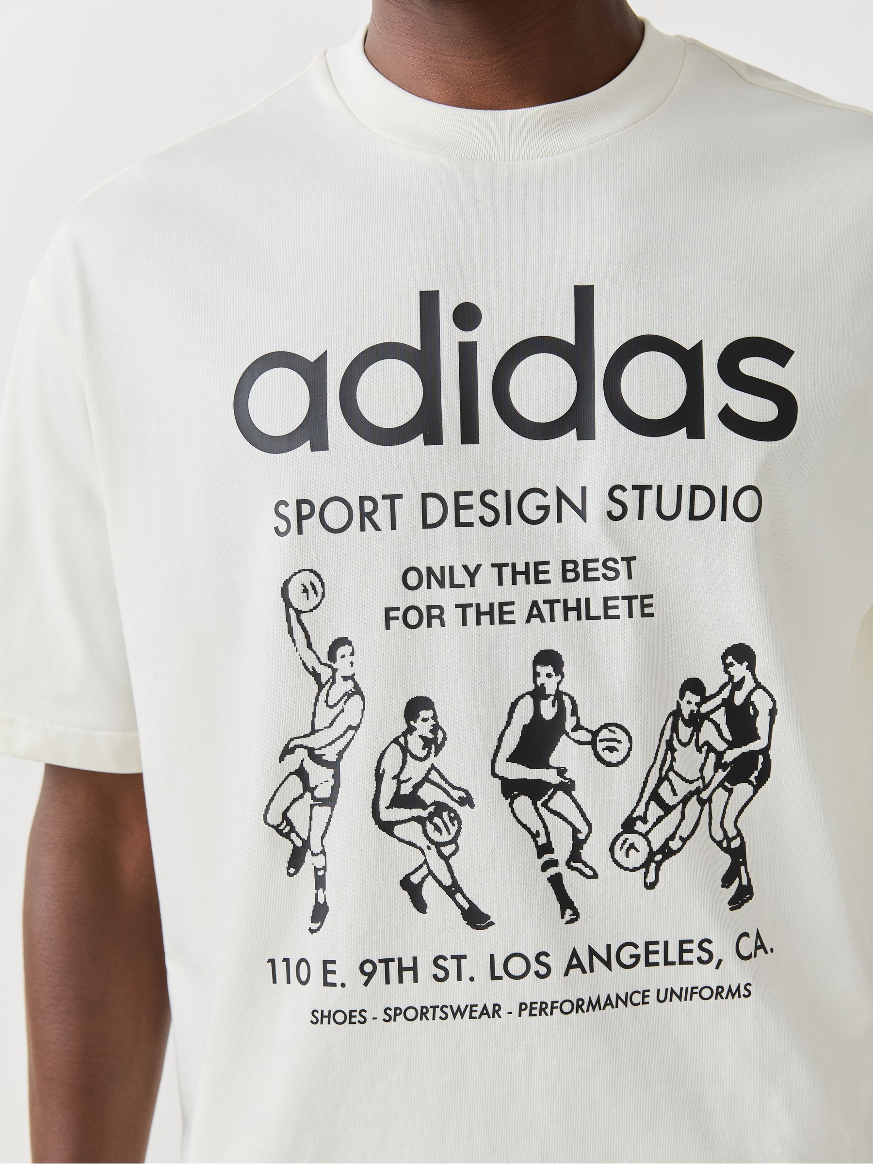 Buy adidas White Only The Best For The Athlete T-Shirt from Next USA