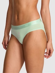 Victoria's Secret PINK Mint Green Hipster Cotton Logo Knickers - Image 1 of 2