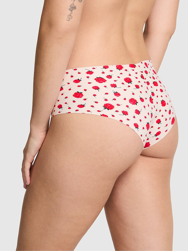 Victoria's Secret PINK Winter White Roses Cheeky No Show Knickers - Image 2 of 2