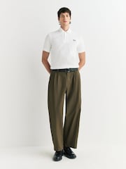 Fred Perry White Made In England Polo Shirt - Image 3 of 5