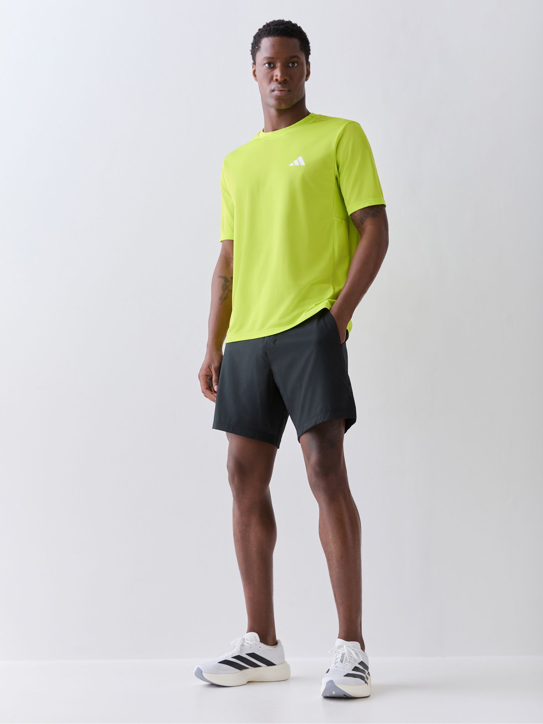 Buy adidas Yellow Workout Essentials Base T-Shirt from Next USA