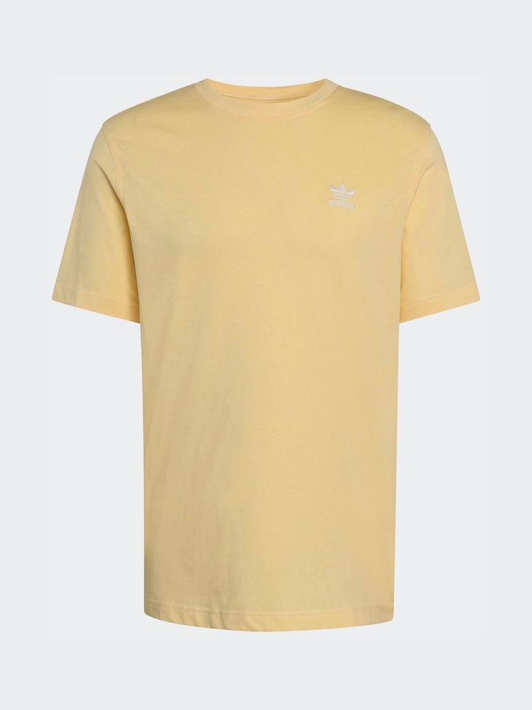 adidas Originals Orange Trefoil Essentials T-Shirt - Image 6 of 6