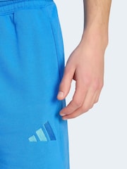 adidas Blue All Szn French Terry Shorts - Image 4 of 6