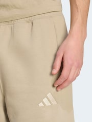 adidas Brown All Szn Fleece Shorts - Image 4 of 6