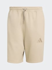 adidas Brown All Szn Fleece Shorts - Image 6 of 6