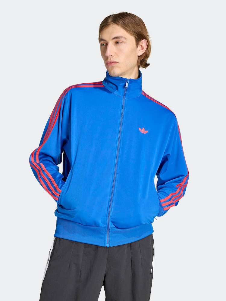 adidas Originals Blue Firebird Jacket - Image 1 of 6 adidas Originals Blue Firebird Jacket - Image 1 of 6