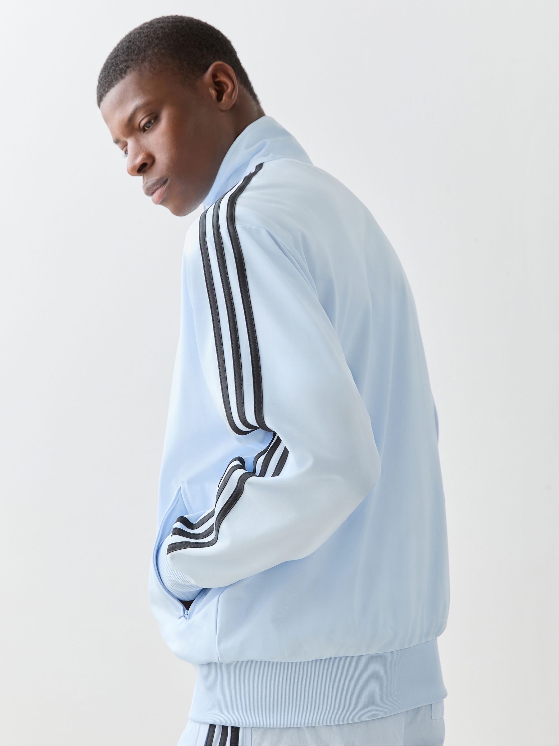 Buy adidas Originals Light Blue Firebird Track Top from Next USA