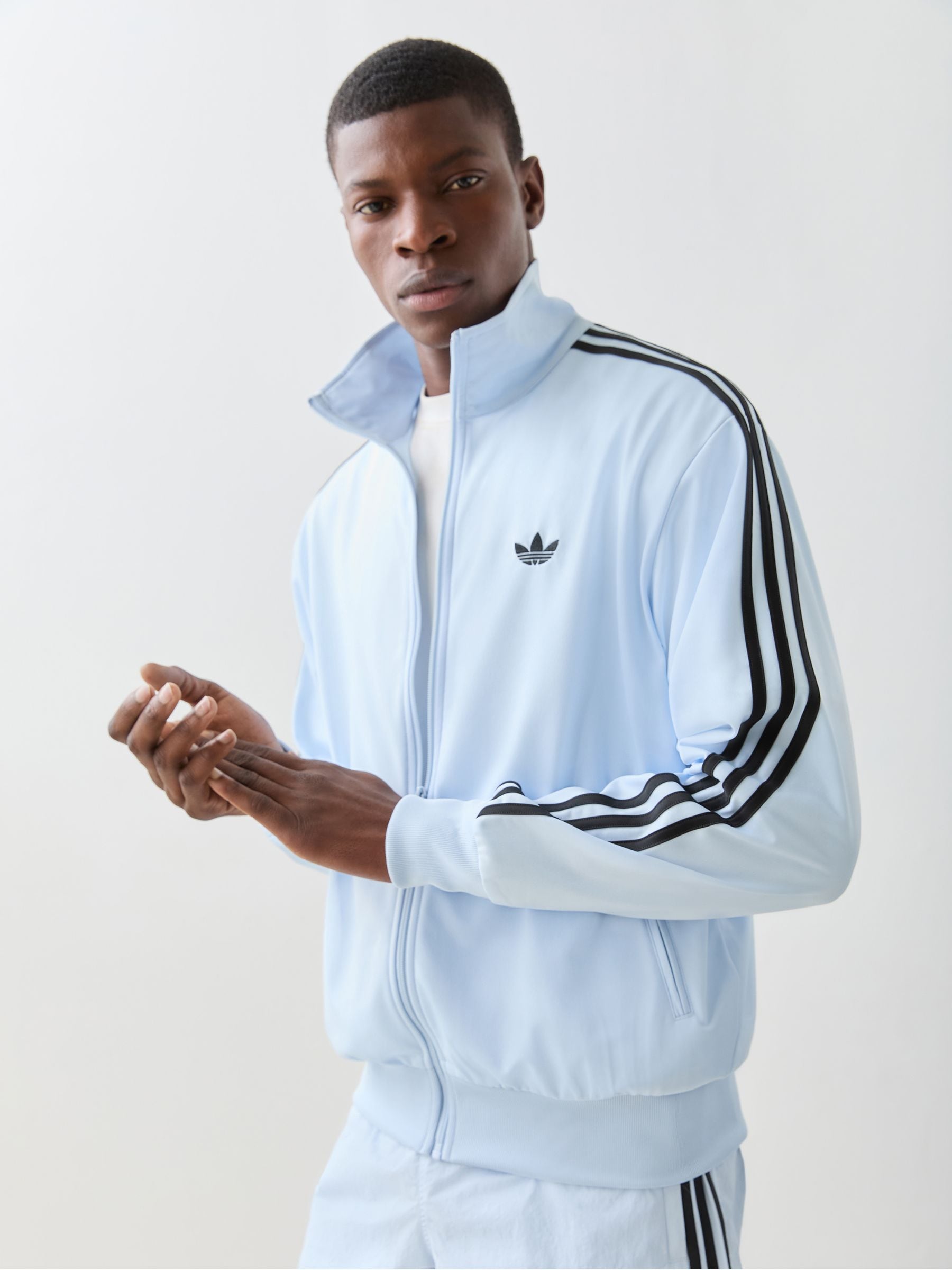 Buy adidas Originals Light Blue Firebird Track Top from Next USA