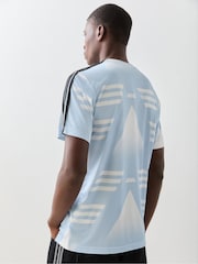 adidas Originals White Bruised Banana Loose Sponsored Jersey - Image 3 of 5