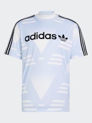 adidas Originals White Bruised Banana Loose Sponsored Jersey - Image 5 of 5