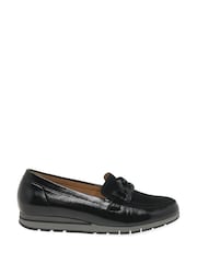 Gabor Womens Bea Black Loafers - Image 1 of 5