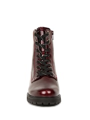Gabor Womens Red Flamboyant Ankle Boots - Image 4 of 5