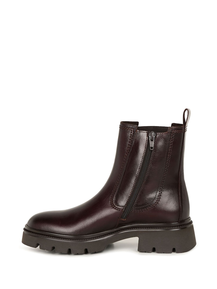 Gabor Womens Marissa Chelsea Brown Boots - Image 2 of 5