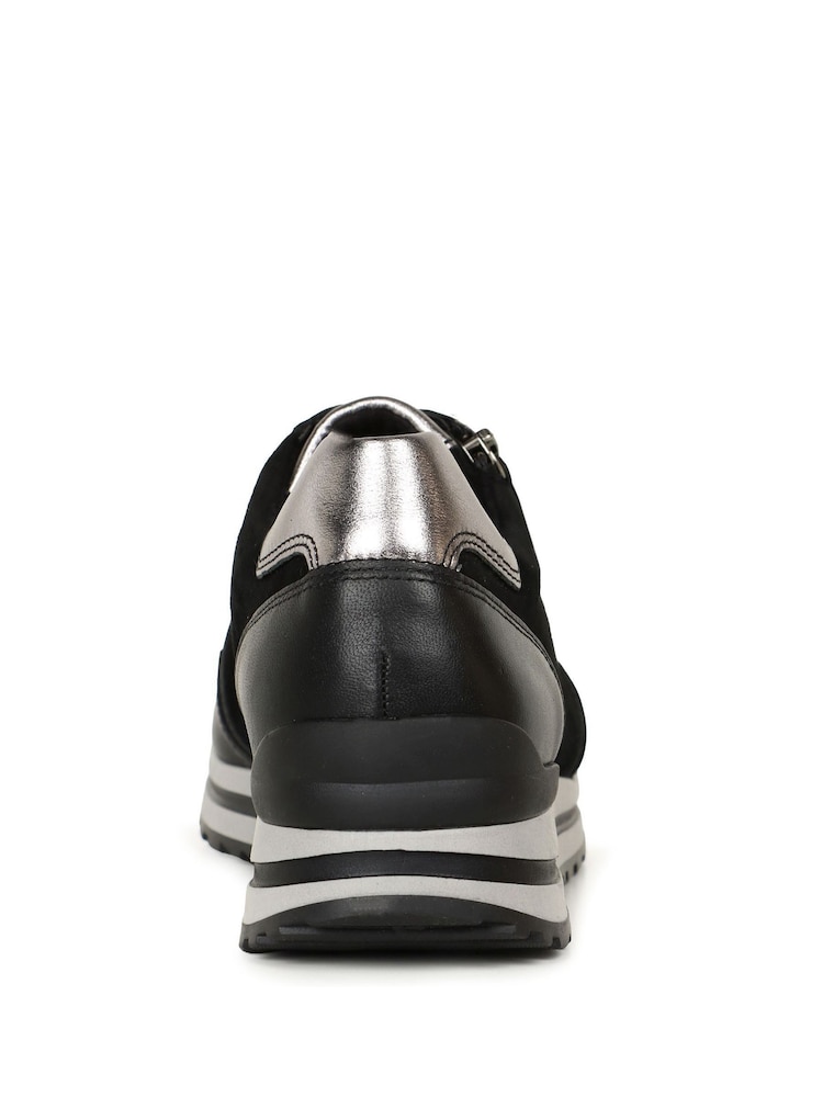 Gabor Womens Nulon Black Trainers - Image 5 of 5