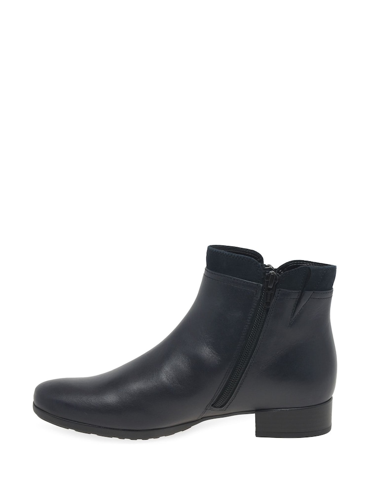 Gabor Womens Blue Briano Ankle Boots - Image 2 of 5
