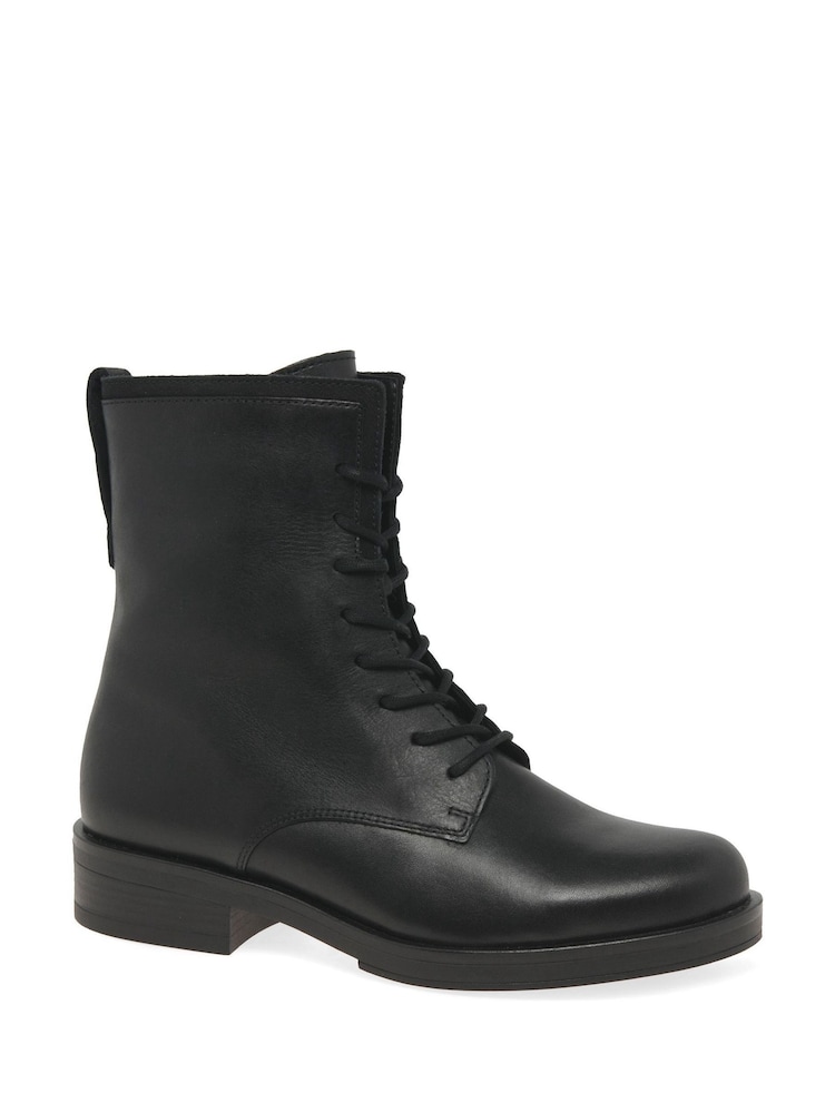 Gabor Womens Hay Lace Up Black Boots - Image 2 of 2