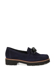 Gabor Womens Blue Squeeze Loafers - Image 1 of 5