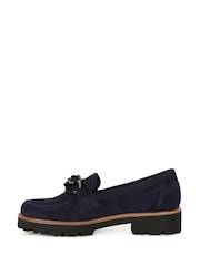 Gabor Womens Blue Squeeze Loafers - Image 2 of 5