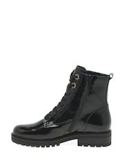 Gabor Womens Flamboyant Ankle Black Boots - Image 2 of 5