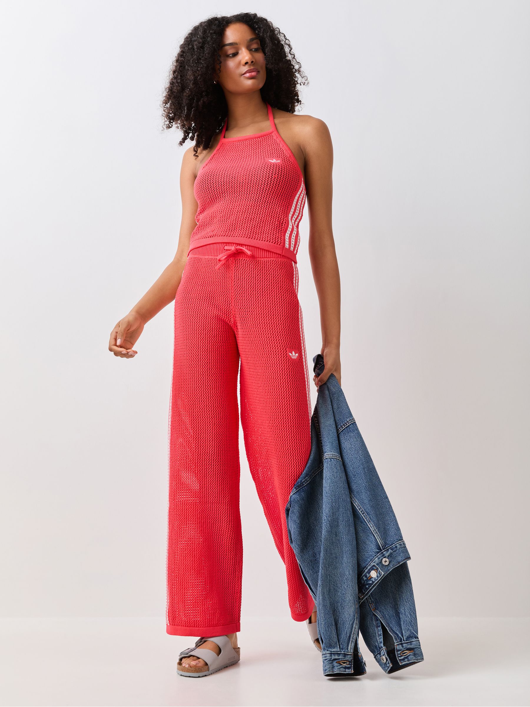 lace up sleeve knit 赤 Red Knit Top Long Sleeve Lace Up Detail Ribbed | Ally Fashion