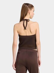 adidas Originals Brown Crochet Knit Top - Image 3 of 6