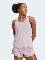 Roxo claro - Regatas estilo nadador adidas Train Essentials com estampa minimalista - Imagem 1 de 7