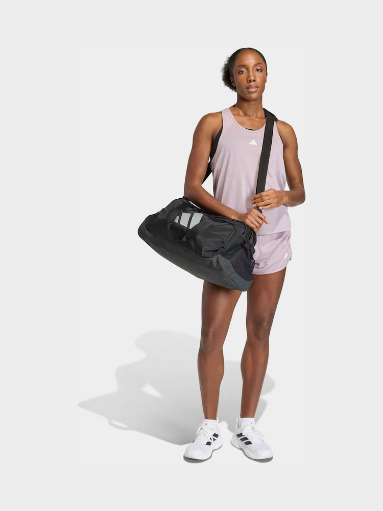 adidas Dark Purple Train Essentials Minimal Branding Racerback Tank Vests - Image 2 of 7 adidas Dark Purple Train Essentials Minimal Branding Racerback Tank Vests - Image 2 of 7