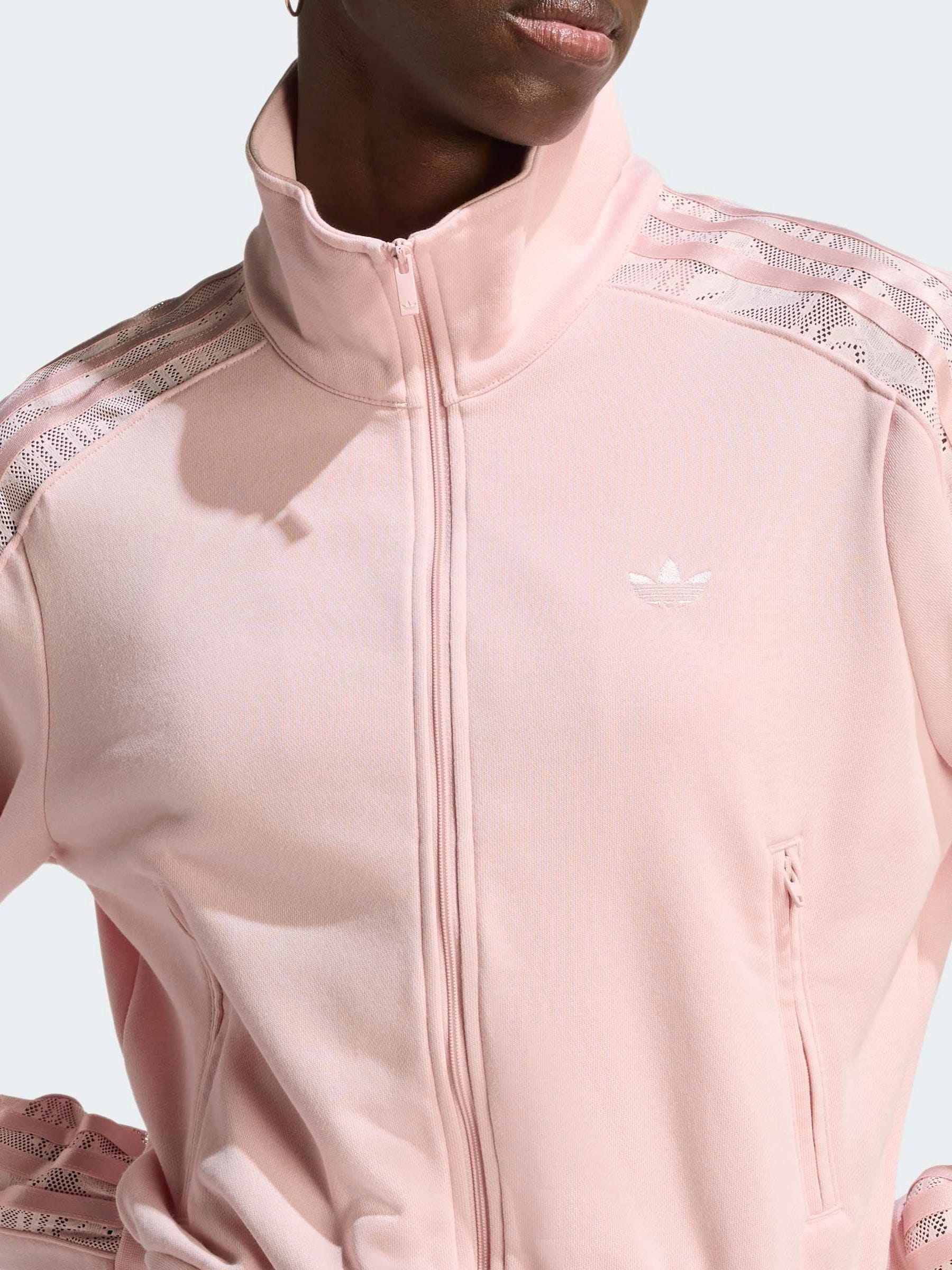 Buy adidas Originals Pink Firebird Lace Track Top from Next Luxembourg