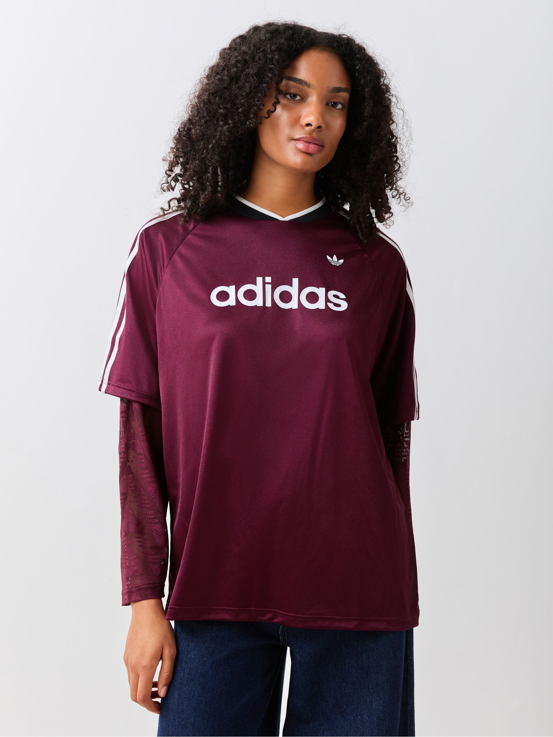 トップス ESLOW SHEERED JERSEY LAYERED LONG sleeve REF! – Stefans Soccer