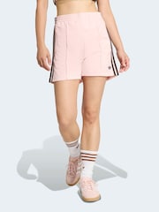 adidas Originals Pink Firebird Shorts - Image 1 of 6