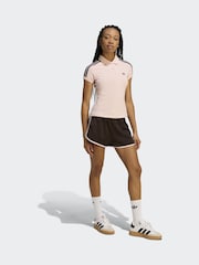 Brun - Adidas Original 3 Randig Sprinter Shorts - Bild 3 av 6