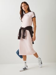adidas Originals Pink 3 Stripes Dress (Slim) - Image 2 of 4