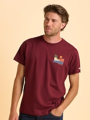 Brakeburn Red Chillington T-Shirt - Image 1 of 5