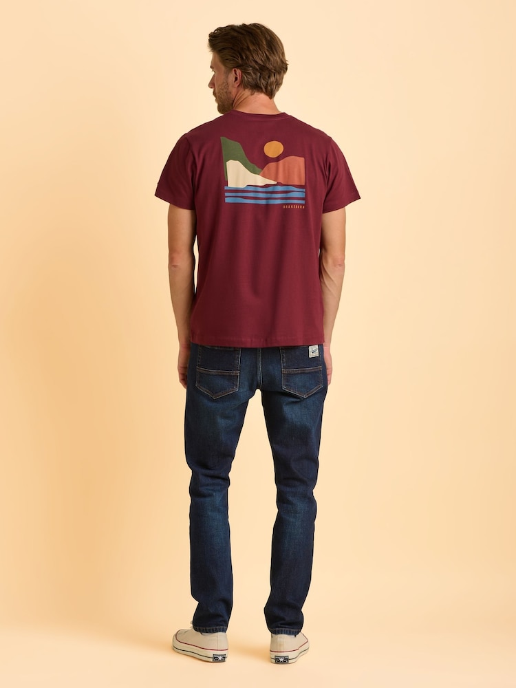 Brakeburn Red Chillington T-Shirt - Image 2 of 5
