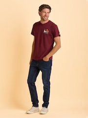 Brakeburn Red Chillington T-Shirt - Image 3 of 5