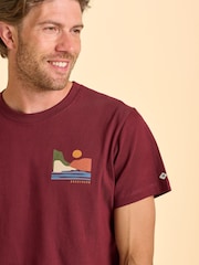 Brakeburn Red Chillington T-Shirt - Image 4 of 5