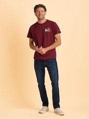 Brakeburn Red Chillington T-Shirt - Image 5 of 5