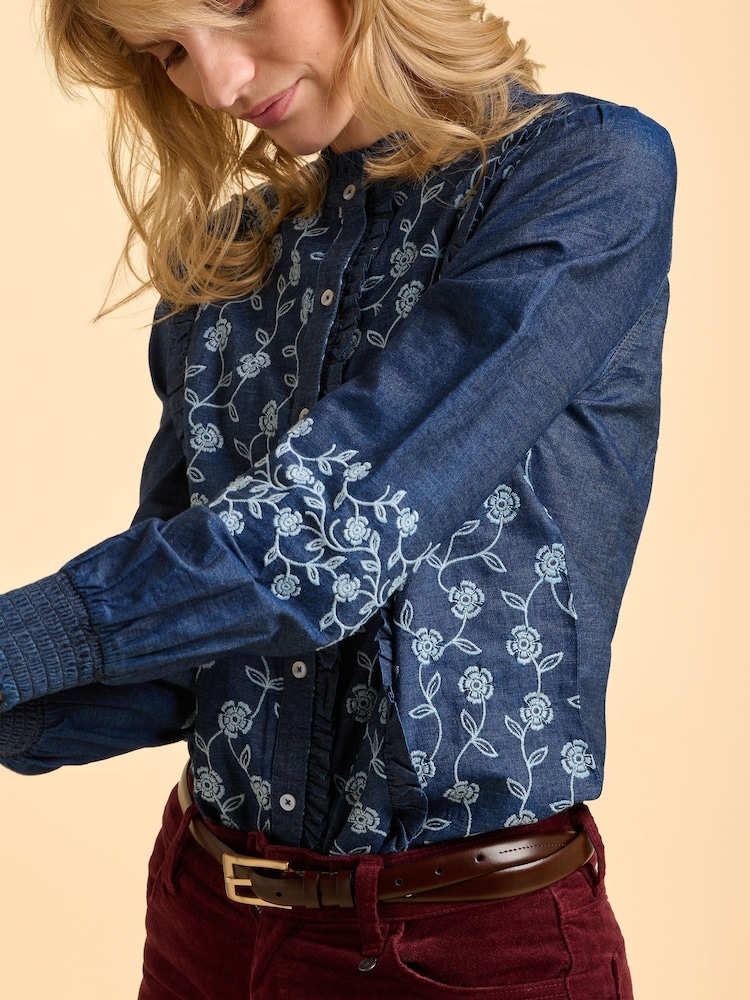 Brakeburn Blue Sienna Blouse - Image 6 of 6 Brakeburn Blue Sienna Blouse - Image 6 of 6