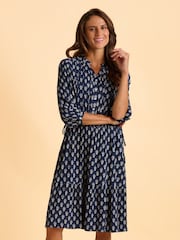 Brakeburn Blue Alpine Dress - Image 1 of 5