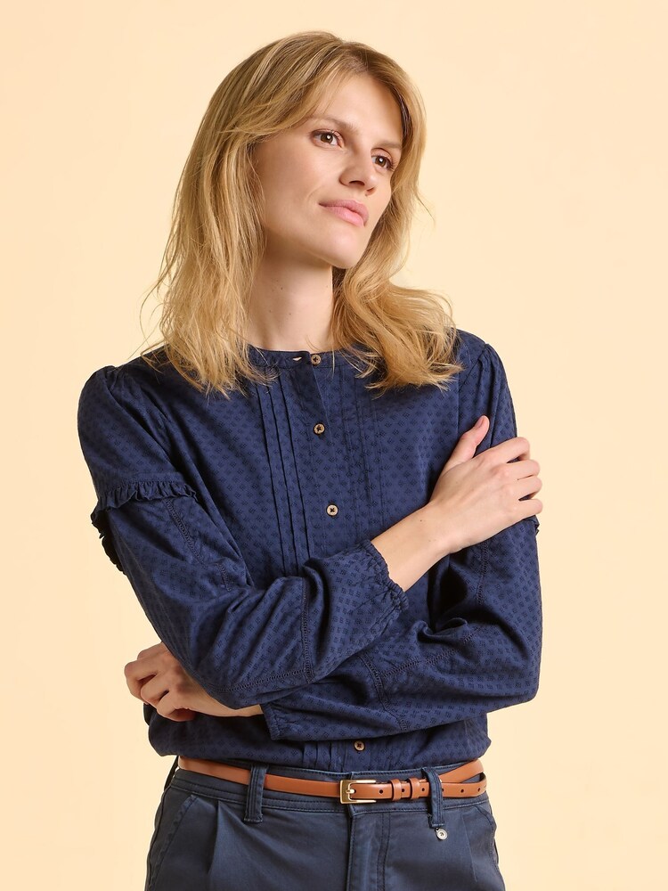 Brakeburn Blue Jenifer Blouse - Image 1 of 6
