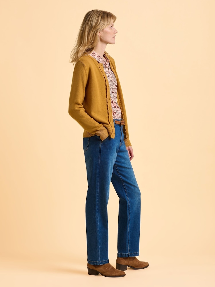 Brakeburn Yellow Crescent Cardigan - Image 2 of 6 Brakeburn Yellow Crescent Cardigan - Image 2 of 6