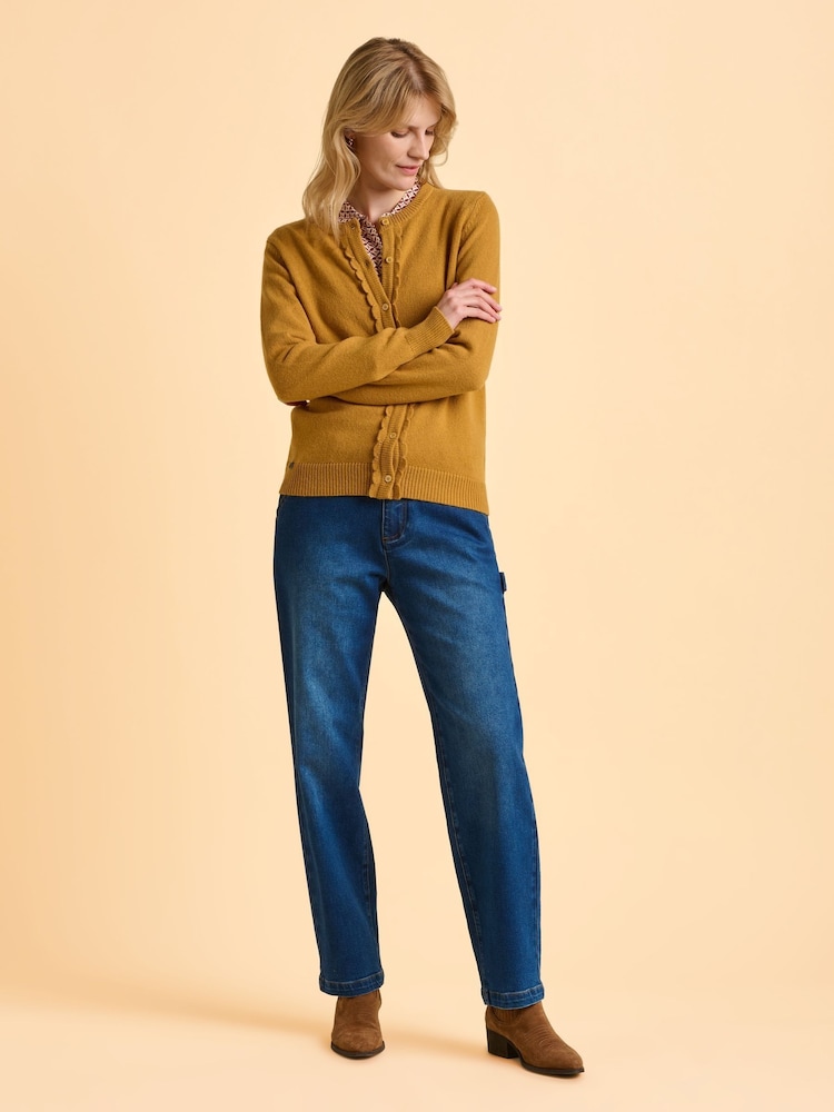 Brakeburn Yellow Crescent Cardigan - Image 6 of 6 Brakeburn Yellow Crescent Cardigan - Image 6 of 6