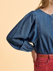 Brakeburn Blue Auri Blouse - Image 5 of 6