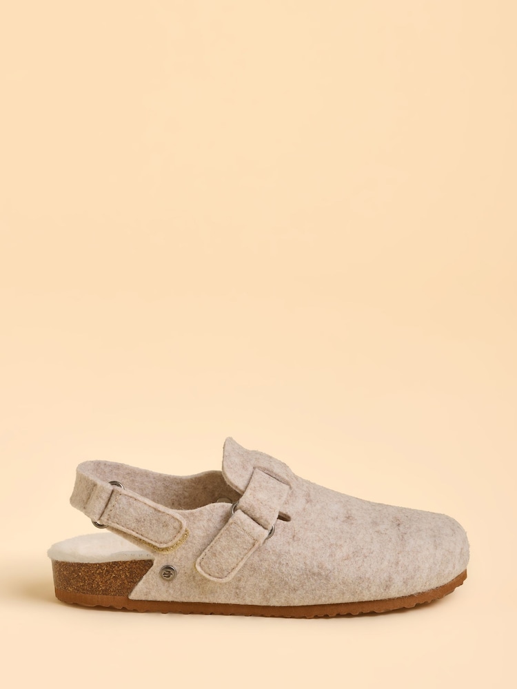 Brakeburn Cream Arctic Plush Slippers - Image 1 of 4