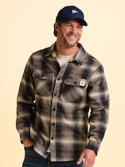 Brakeburn Natural Badbury Check Shirt - Image 1 of 6